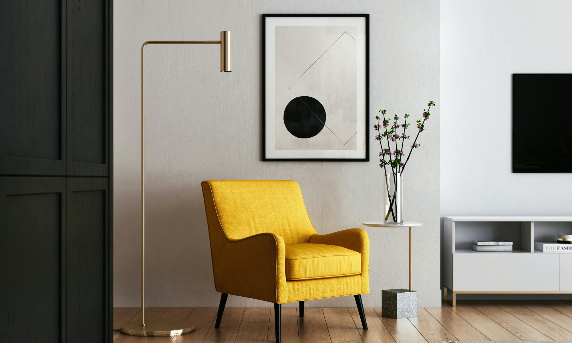 Mid-century modern space