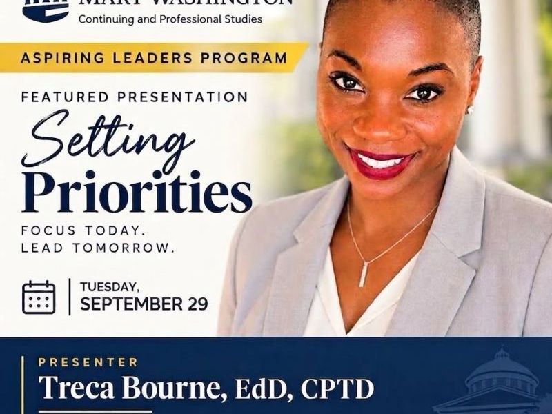 Presentation Announcement: Setting Priorities for Aspiring&nbsp;Leaders
