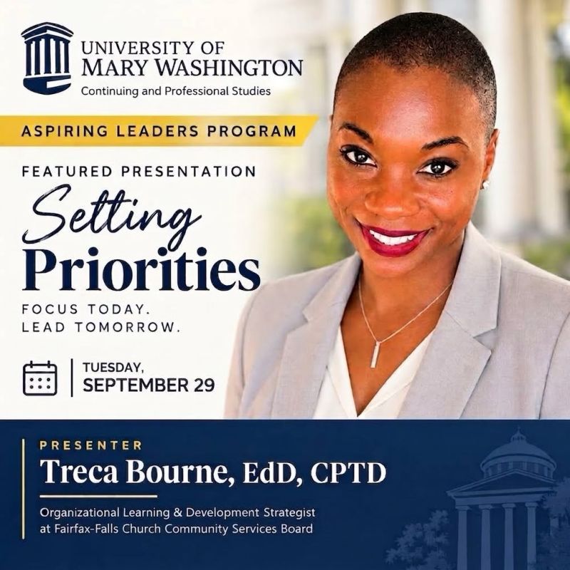 Presentation Announcement: Setting Priorities for Aspiring Leaders